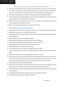 Fire Pump Installation Method Statement | PDF | Pipe (Fluid Conveyance ...