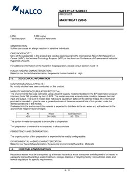 Maxitreat 22045 Safety Data Sheet | PDF