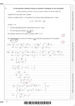 Edexcel A Level Maths Mock Set 4 Mechanics | PDF | Force | Acceleration