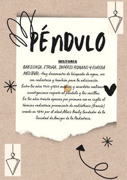 BABILONIA, ETRURA, IMPERIO ROMANO Y EUROPA
MEDIEVAL: Hay documentos de búsqueda de agua, oro
con radiestecia y también para l