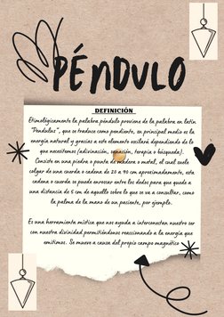 Etimológicamente la palabra péndulo proviene de la palabra en latín
“Pendulus”, que se traduce como pendiente, su principal m