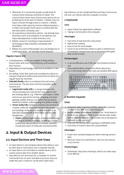 Whenever AI is mentioned, people usually think of
science fiction fantasies and think of robots. The
science fiction writer I