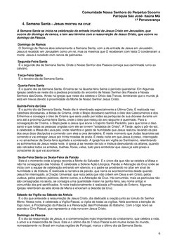 Atividades de Catequese: Perseverança I | PDF | Eucaristia | Liturgia