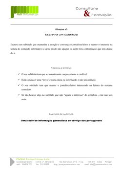 Consulto
Consulto
Consulto
Consultoria
ria
ria
ria 
&
&  Formação
Formação
Formação
Formação 
 
 
 
P M S M  C o n s u l t o