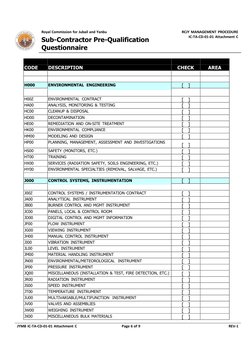 Subcontractor Prequalification Form | PDF | Electrical Substation