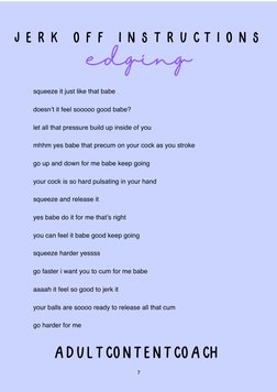 7 
 
 
 
 
 
 
squeeze it just like that babe 
 
doesn’t it feel sooooo good babe? 
 
let all that pressure build up insi