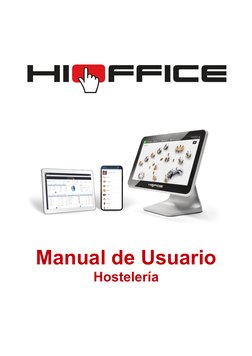 Manual de Usuario
Hostelería
