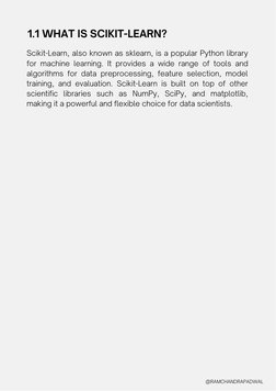 Scikit-Learn: A Practical Guide | PDF | Cluster Analysis | Support ...
