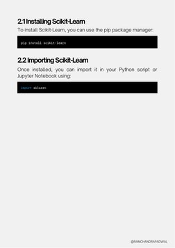 scikit-learn installation and setup guide | labex... Scikit-Learn: A Practical Guide | PDF | Cluster Analysis | Support ...