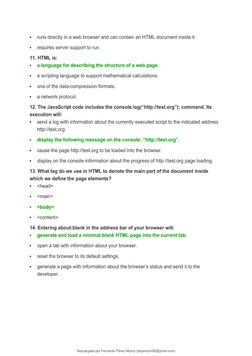JavaScript Essentials 1 Test Answers | PDF | Java Script | Software