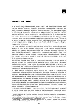 10 
1 
INTRODUCTION 
As an empirical and specialized field of data science and a dominant sub-field of AI, 
machine learning1