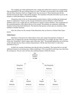 Bird
Attributes
Feathers
Lay eggs
Flying birds
Attributes
……………………..
…………………....
……………………..
Non Flying birds
Attributes
……………