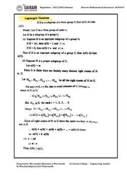 BCS405A Module 5: Group Theory Notes | PDF | Group (Mathematics ...