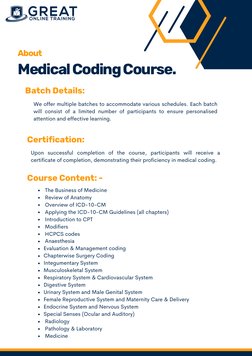 We offer multiple batches to accommodate various schedules. Each batch
will consist of a limited number of participants to en