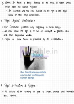 Class 9 Democratic Rights Notes | PDF