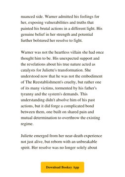 nuanced side. Warner admitted his feelings for
her, exposing vulnerabilities and truths that
painted his brutal actions in a