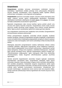 Izinganekwane ZesiZulu Uhlaka Nezinhlobo PDF Philosophy General