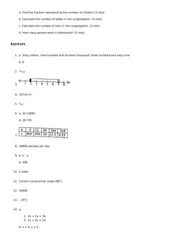 Grade 8 CBC Maths Term 2 Exam 2024 | PDF | Mathematics | Arithmetic