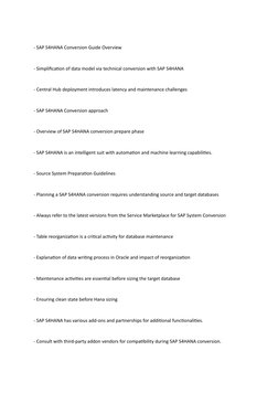SAP S/4HANA Conversion Guide (ADM328) | PDF | Databases | Enterprise ...
