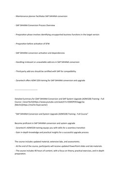 SAP S/4HANA Conversion Guide (ADM328) | PDF | Databases | Enterprise ...
