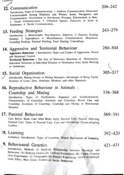 Animal Behaviour Course Overview | PDF | Ethology | Instinct