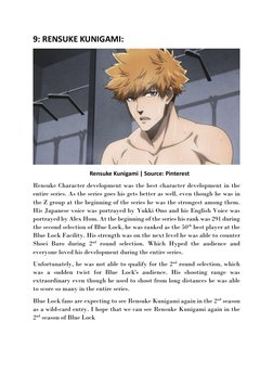 9: RENSUKE KUNIGAMI: 
 
                                       Rensuke Kunigami | Source: Pinterest  
Rensuke Character devel