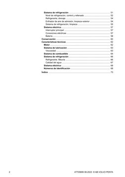 Sistema de refrigeración ......................................................................  51
Nivel de refrigeración, c