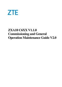 ZXA10 C6XX V1.1.0 Maintenance Guide | PDF | Radius | Computing
