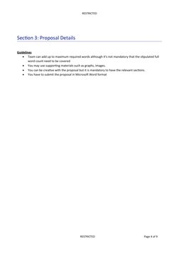 Hackathon Proposal Template Guide | PDF