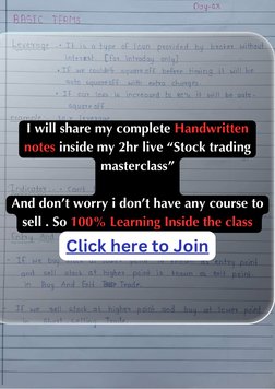 Free Stock Note Free Handwritten Trading Notes Class | PDF | Stocks | Money