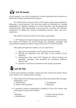 Q4 Empowerment Technologies - Module 4 | PDF | Educational Technology ...