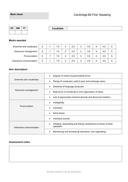 B2 First Speaking Exam Practice Tests | PDF | Human Communication ...