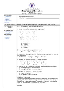 Grade 7 Math: Polygons Lesson Plan | PDF | Polygon | Rectangle