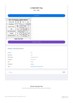 Download Sample 5 MB PDF File | PDF | File Format | Computer File