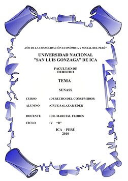 AÑO DE LA CONSOLIDACIÓN ECONÓMICA Y SOCIAL DEL PERÚ”
UNIVERSIDAD NACIONAL
”SAN LUIS GONZAGA” DE ICA
FACULTAD DE
DERECHO
TEMA