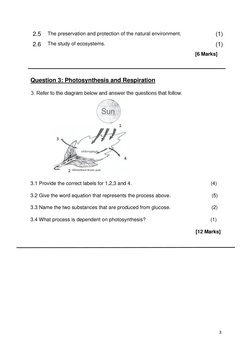 3 
 
2.5 
The preservation and protection of the natural environment. 
(1) 
2.6 
The study of ecosystems. 
(1)