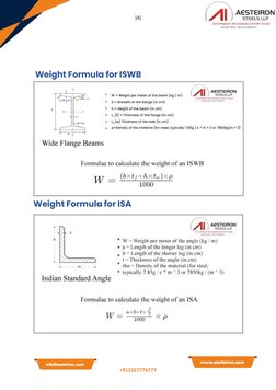 Isc Counterweight ISMC, ISMB, ISA Weight Charts | PDF