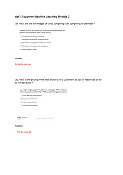 AWS Academy Cloud Foundations Module 2 | PDF | Amazon Web Services ...