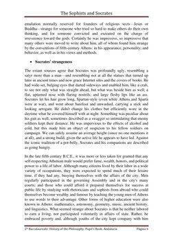 The Sophists and Socrates 
 
2º Baccalaureate: History of the Philosophy. Pupil’s Book. Andalucía  
Página 6 
 
emulation nor