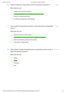 UI/UX Question Bank for Modules 1 & 2 | PDF | User Interface | Art