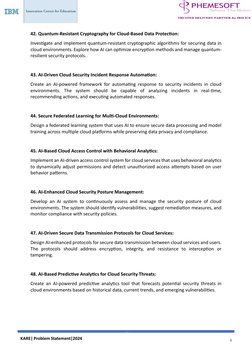 Cybersecurity Problem Statements 2024 | PDF | Technology & Engineering ...