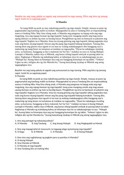 Pabula Worksheets.pdf Pabula at Aral: Mga Kuwento at Tanong | PDF | Language Arts & Discipline