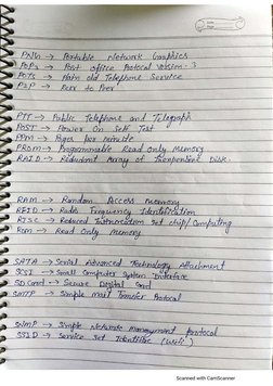 Computer Full Handwritten Notes | PDF