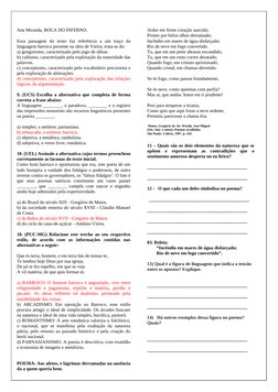 Ana Miranda, BOCA DO INFERNO.
Essa  passagem  do  texto  faz  referência  a  um  traço  da
linguagem barroca presente na obra