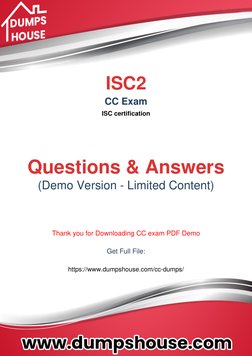 ISC2 CC Exam Questions & Answers Demo | PDF | Internet Protocol Suite ...