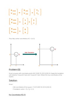 2D Transformations in Computer Graphics | PDF | 2 D Computer Graphics ...