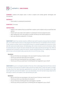 Analyzing Gender Stereotypes in Case Studies | PDF | Social Psychology ...