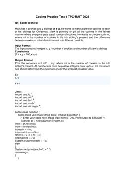 HackerRank Coding Practice Solutions | PDF | Computer Engineering ...