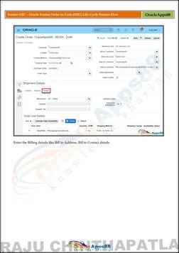 O2c Process In Oracle R12 Oracle Fusion O2C Process Flow Guide | PDF | Receipt | Accounting