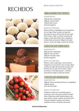 395g de leite condensado
200g de creme de leite
150g de leite em pó
20 g de margarina
RECHEIOS
@tamiresfelipecakes
BRIGADEIRO